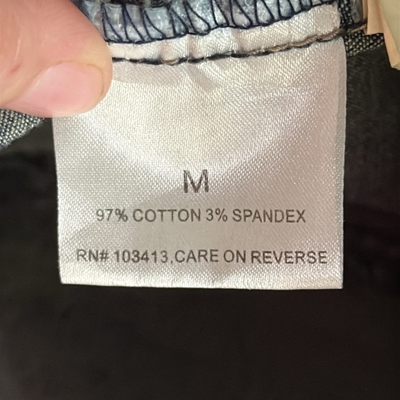 Vintage Y2K Ethyl Denim Longline A-Line Trendy 90s 00s Jacket Coat Size Medium - Picture 7 of 10